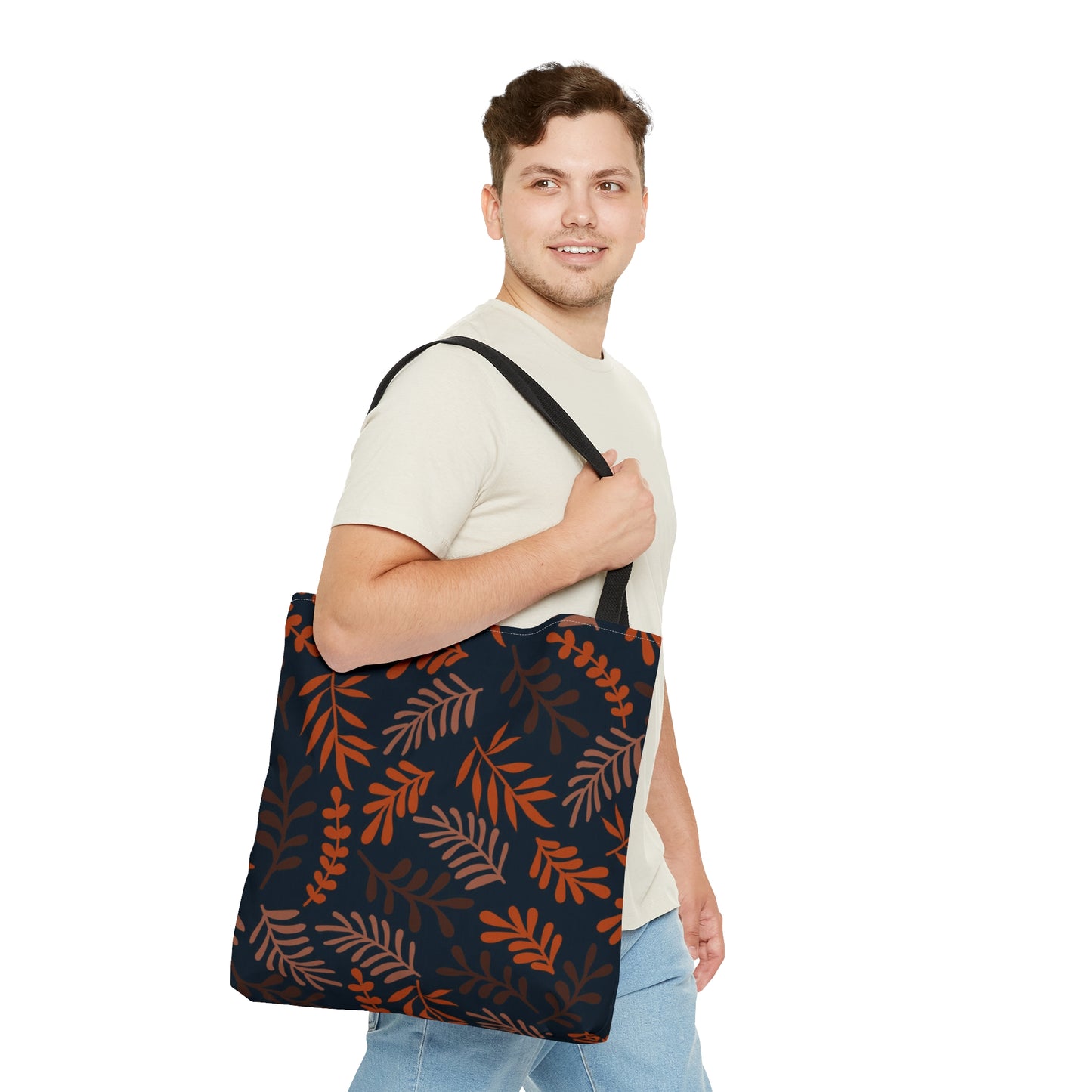 Shades of Autumn Floral Tote Bag