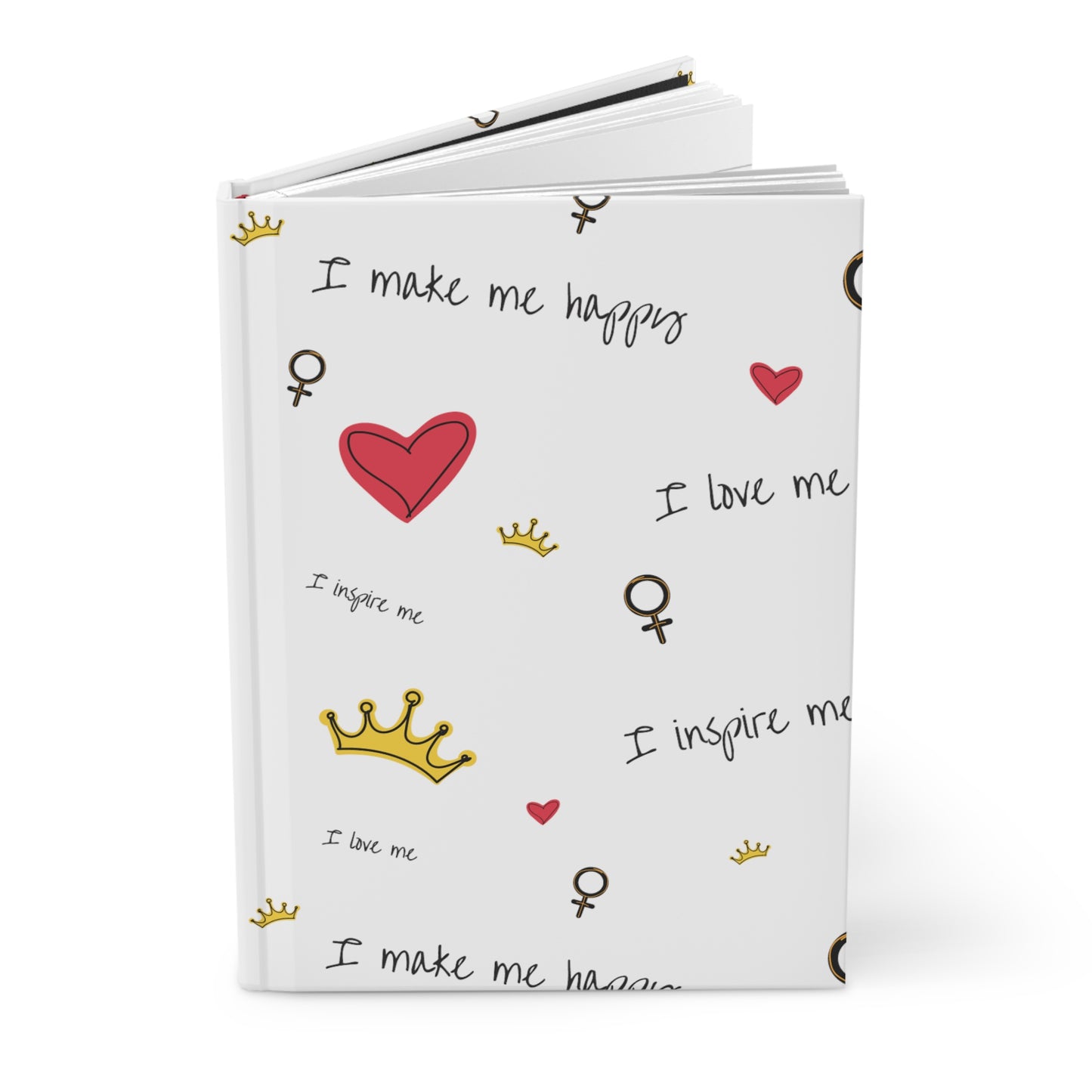 "Self Love, I Love Me" Hardcover Journal Notebook