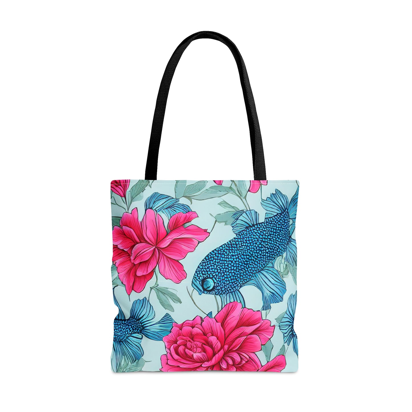 Watery Floral Tote Bag